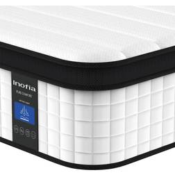 Inofia 12 Inch Hybrid Queen Coil Spring Mattress