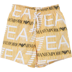 EA7 Kid's Emporio Armani Swim Shorts - Yellow