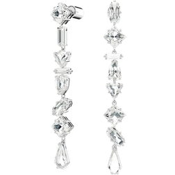 Swarovski Mesmera Drop Earrings - Silver/Transparent