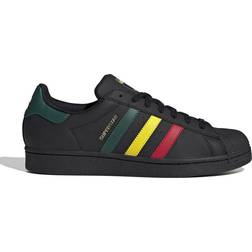 Adidas Superstar - Core Black/Yellow/Collegiate Green