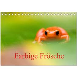 2024 Farbige Frösche Tischkalender A5