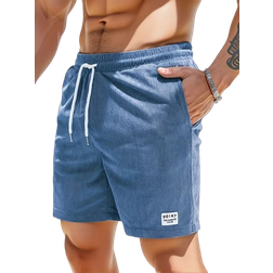 Temu Men's Comfy Shorts - Peacock Blue