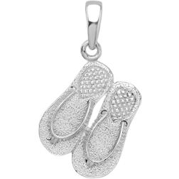 FJC Finejewelers 3D Flip-flops Charm - Silver