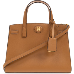 Tory Burch Small Robinson Satchel - Tiger's Eye