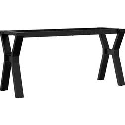 vidaXL Y-Frame Black Couchtisch 30x90cm