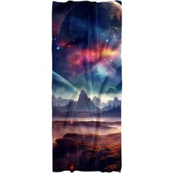 Ownta Galactic Space Breathable & Translucent Chiffon Silk Scarf - Multicolor