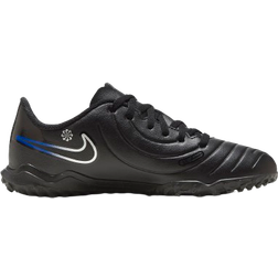 Nike Jr. Tiempo Legend 10 Club TF - Black/Hyper Royal/Chrome