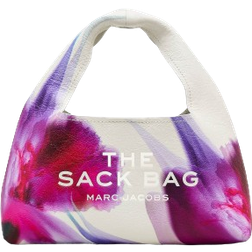 Marc Jacobs The Future Floral Leather Mini Sack Bag - White Multi