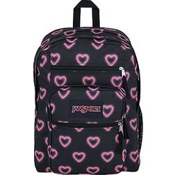 Jansport Big Student Backpacks Happy Heart Black