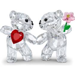 Swarovski Kris Bear Happy Together Multicolour Figurine 2.2"
