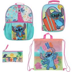 BioWorld Merchandising Disney’s Lilo & Stitch 5-Piece Backpack & Lunchbox Set