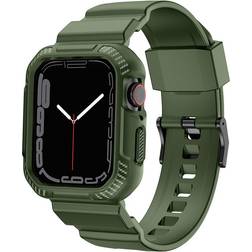 MAULUND Plastic Strap & Cover for Apple Watch 42/44/SE/45mm
