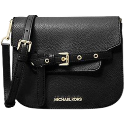 Michael Kors Emilia Small Leather Crossbody Bag - Black