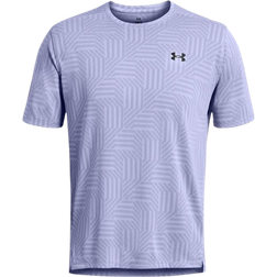 Under Armour Men's Tech Vent Geotessa Short Sleeve - Starlight/Black