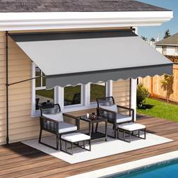 YitaHome Modern Manual Retractable Awning 98.4x47.2"