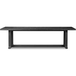 Birch Lane Ruma Black Dining Table 39.2x110"