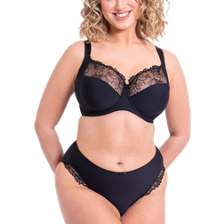 Flirtelle Emilie Full Cup Side Support Bra - Black