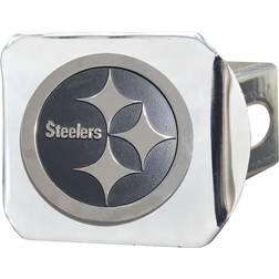 Fanmats Pittsburgh Steelers NFL Metal Hitch Cover with 3D Colored Team Logo Unique Molded Design – Easy Installation on Truck, SUV, Car Ideal Gift for Die Hard Football