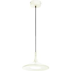 Schöner Wohnen Single LED Sand White Matt Pendellampe 45cm