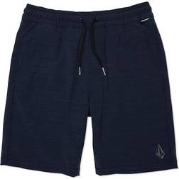 Volcom Understoned Elastic Waist Quick Dry Hybrid Short - Navy