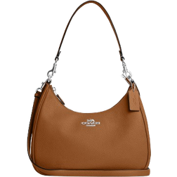 Coach Teri Hobo Bag - Silver/Light Saddle