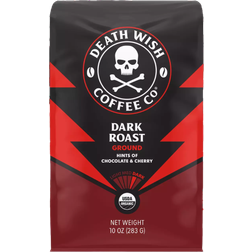 Death Wish Coffee Co. Dark Roast Ground Coffee 10oz 1
