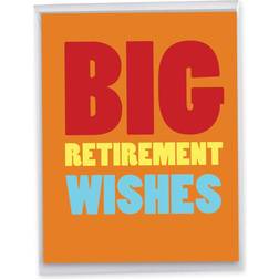 Nobleworks Greeting Card Big Retirement Wishes