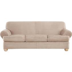 Sure Fit Ultimate Stretch Loose Sofa Cover Beige (243.8x188)