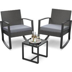 Qsun 3 pcs Bistro Set