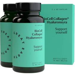 Great Earth Biocell Collagen II + Hyaluronsyra 120 st