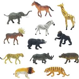 Boley Jumbo Safari Animal Set 12pcs