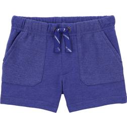 Carter's Baby Pull-On Reverse Pockets French Terry Shorts - Blue