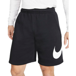 Nike Sportswear Club Men's Graphic Shorts - Black/White