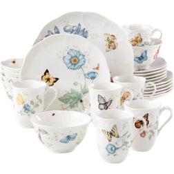 Lenox Butterfly Meadow Monarch Dinner Set 24pcs