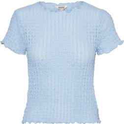 Vero Moda Shelby Top - Blue/Dutch Canal