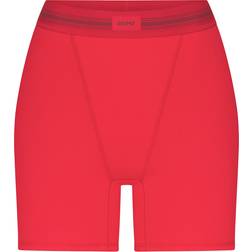 SKIMS Cotton Rib Boxer - Red Multi