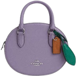 Coach Blueberry Crossbody - Crossgrain Leather/Silver/Light Violet