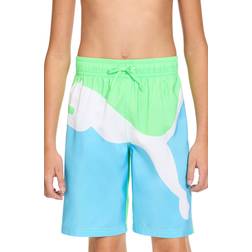 Puma Kid's Cat Power Swim Trunks - Neon Green