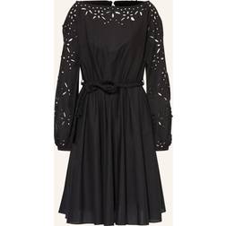 Marc Cain Feminine Dress with Lace - Black