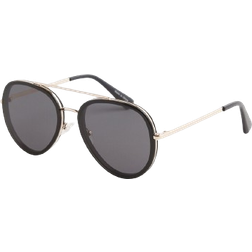 Chico's Aviator Sunglasses Black/Grey