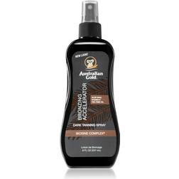 Australian Gold Dark Tanning Accelerator Spray Gel with Bronzer 237ml