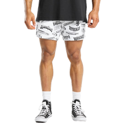 Gymshark Logomania Mesh 5" Shorts - Black