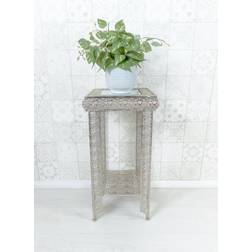 Mercer41 Moroccan Style Silver Tisch