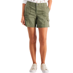 Style & Co Women's Comfort Waist Cargo Shorts - Olive Spring