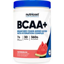 Nutricost BCAA+ Branched Chain Amino Acids with Hydration Complex Watermelon