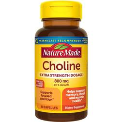 Nature Made Choline Extra Strength Dosage 800mg 60