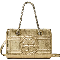 Tory Burch Mini Fleming Soft Chain Bag - Gold