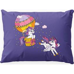 Indusia Design Flying Unicorns Putetrekk Blå (70x50cm)