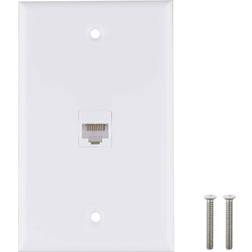 EastStarTech Ethernet Wall Plate 1 Port Cat6