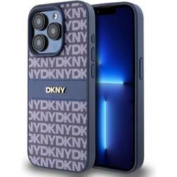 DKNY Repeat Pattern Tonal Stripe Cover for iPhone 15 Pro